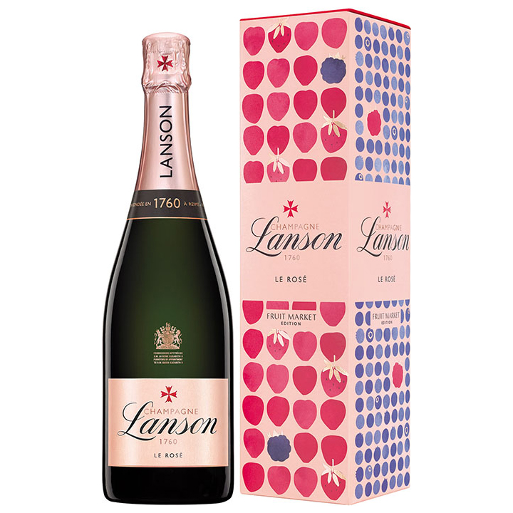 Lanson Rose Fruit Market Edition Champagne 75cl